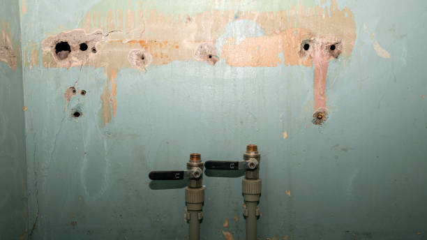 Water damage restoration process in Caddo Mills, TX